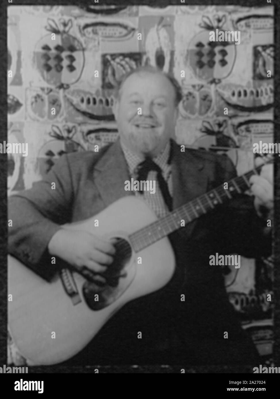 Portrait of Burl Ives Stock Photo - Alamy