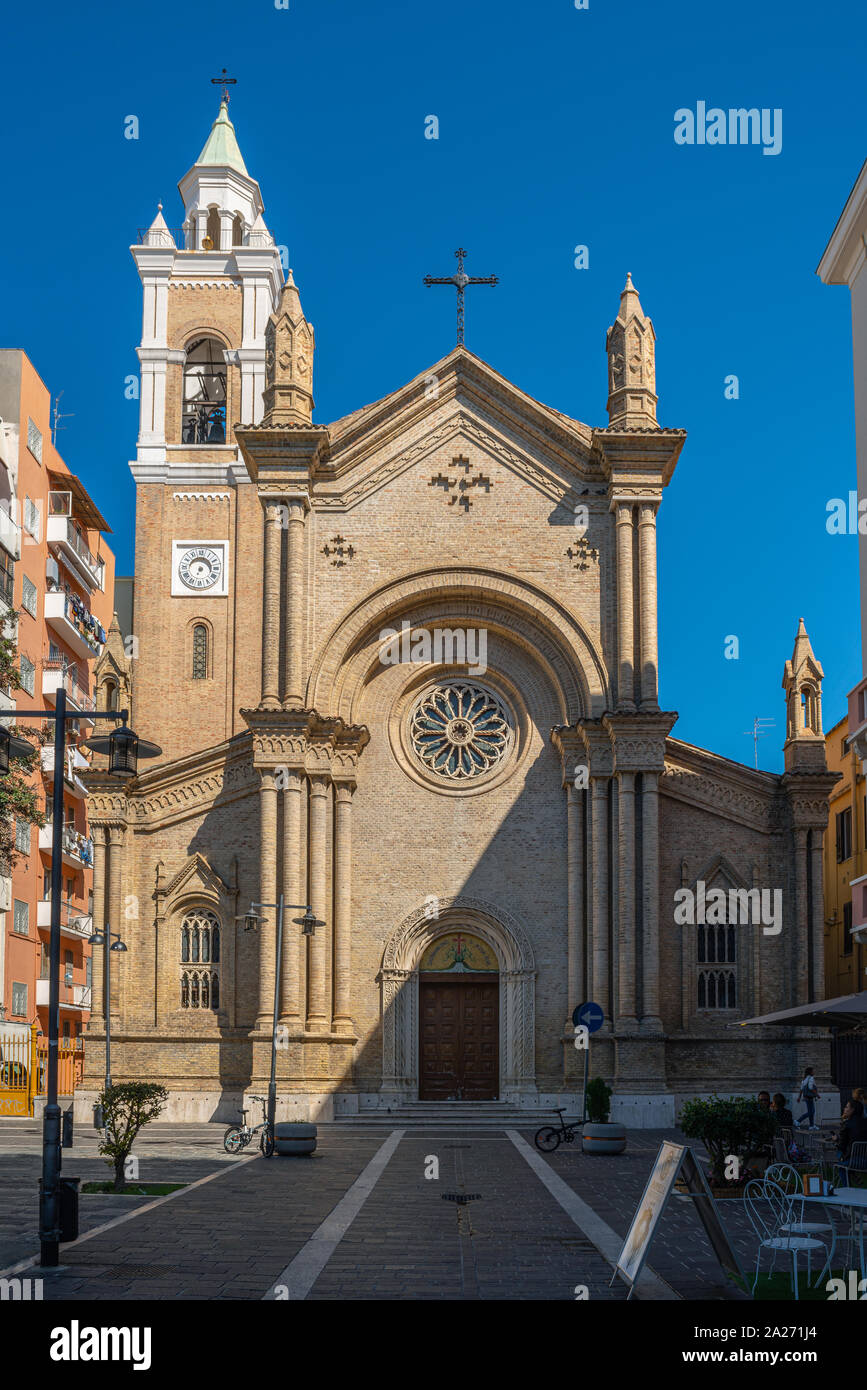 Church Of The Sacred Heart of Jesus in Pescara, Abruzzo, Italy, Europe Stock Photo
