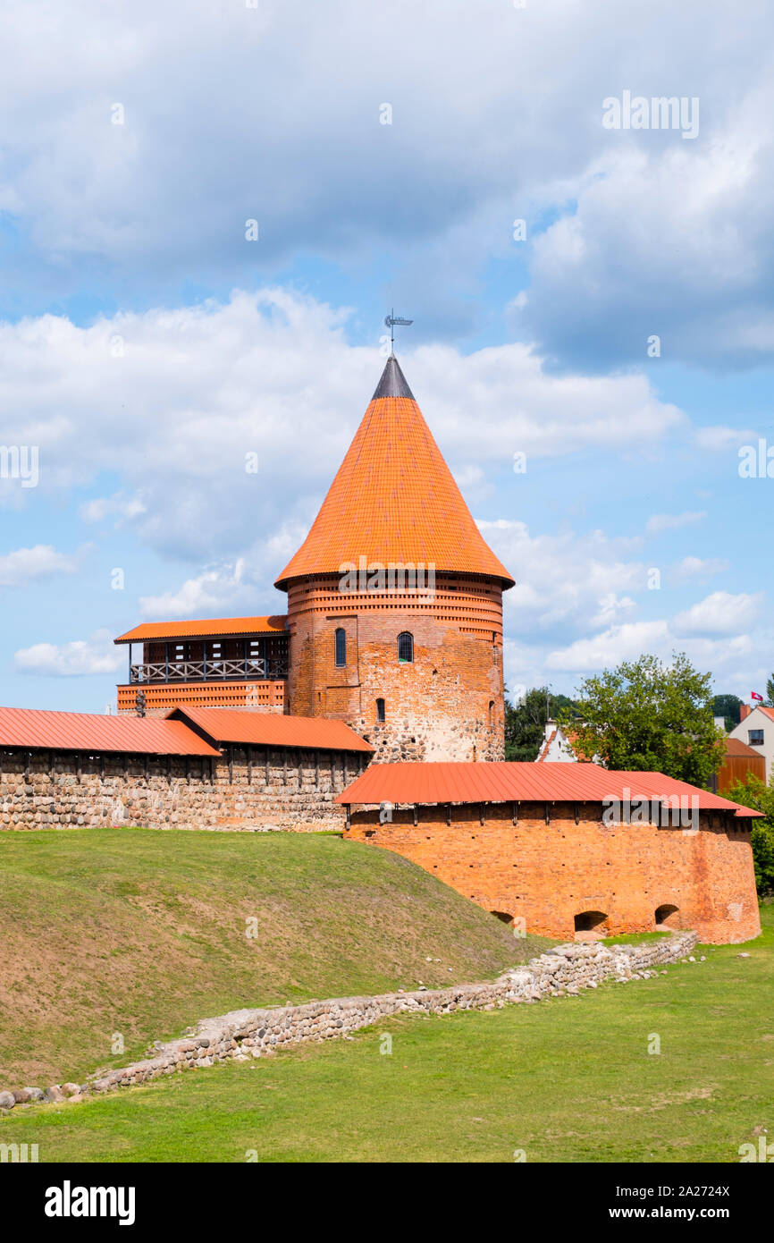 Kauno Pilis, Kaunas Castle, Santaka Park, Kaunas, Lithuania Stock Photo
