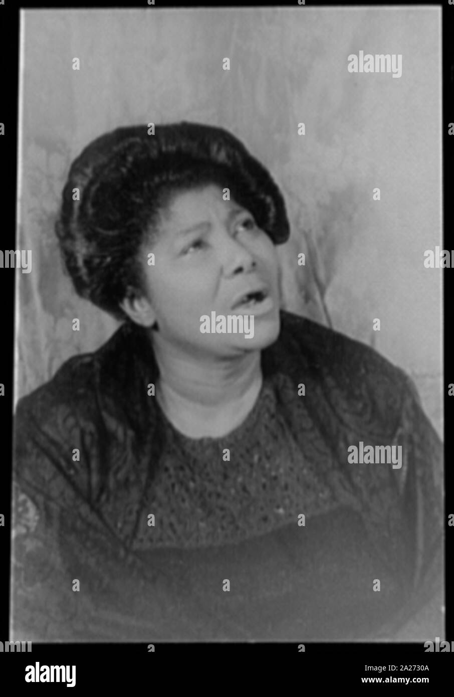 Portrait of Mahalia Jackson Stock Photo - Alamy