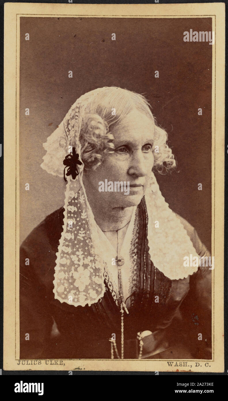 Portrait of Mary Ann Donaldson / Julius Ulke, Wash., D.C Stock Photo