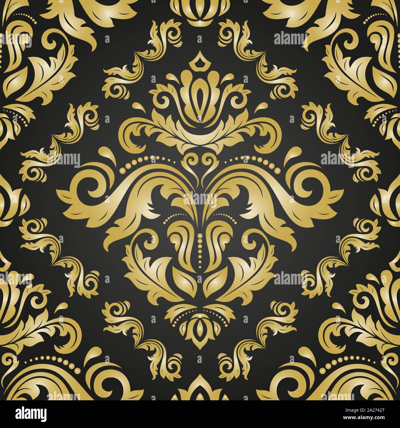 Orient Seamless Vector Background Stock Vector