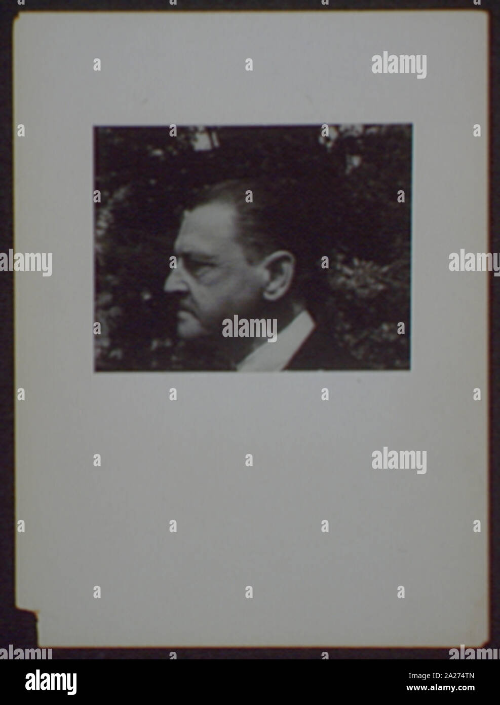Portrait of W. Somerset Maugham, London Stock Photo