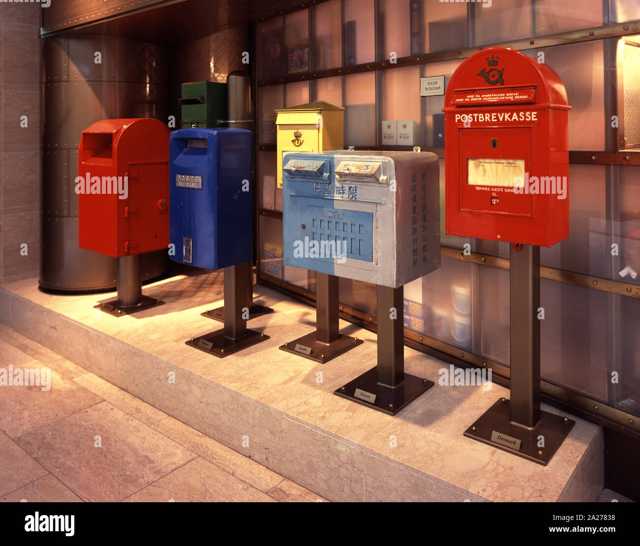 Post boxes at the U.S. Postal Museum, Washington, D.C Stock Photo - Alamy