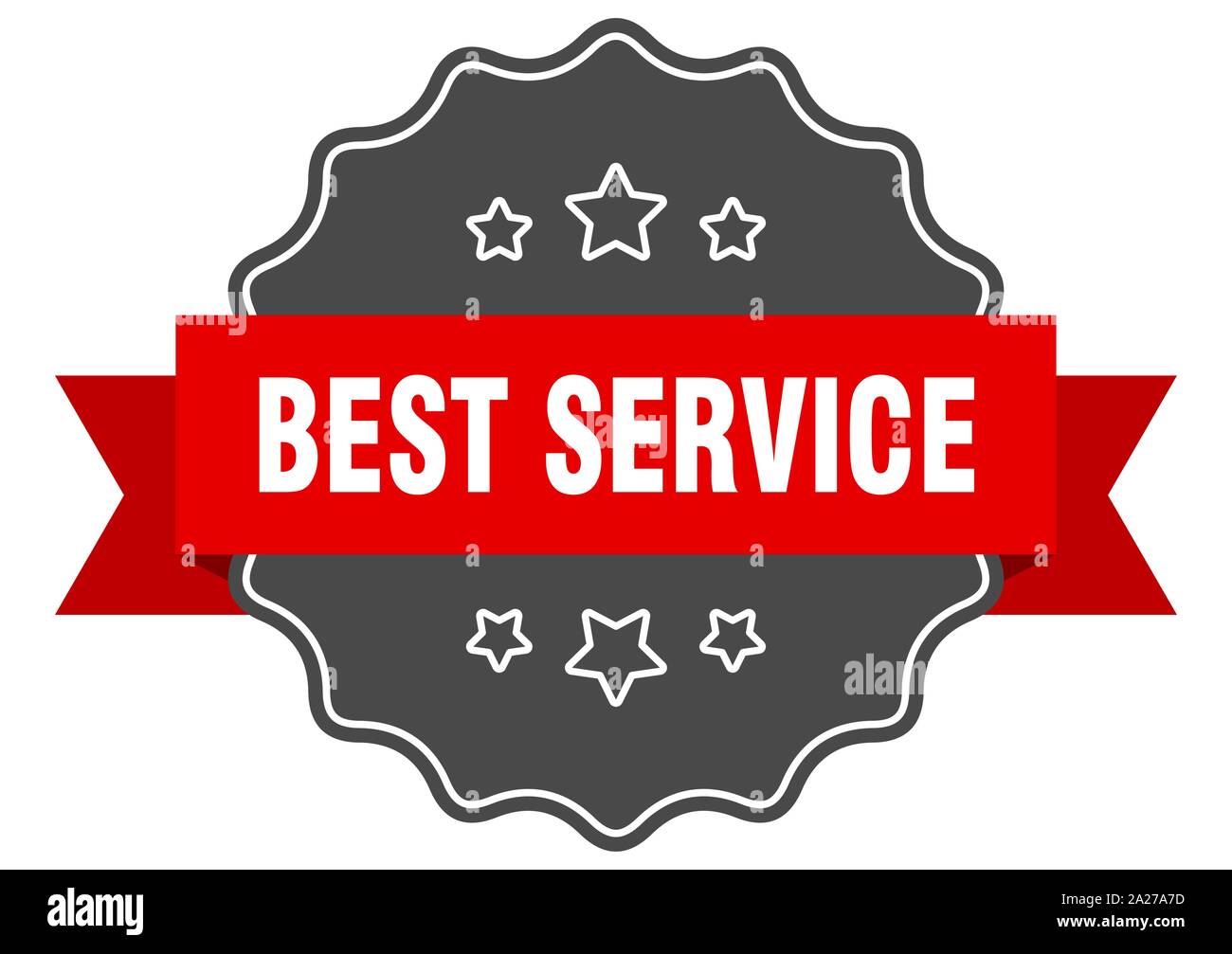 best service red label. best service isolated seal. best service Stock ...