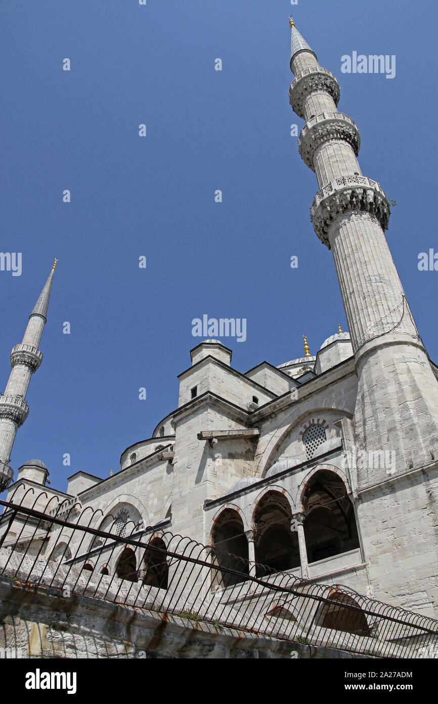 The Sultan Ahmed Mosque, Istanbul, Turkey. Stock Photo