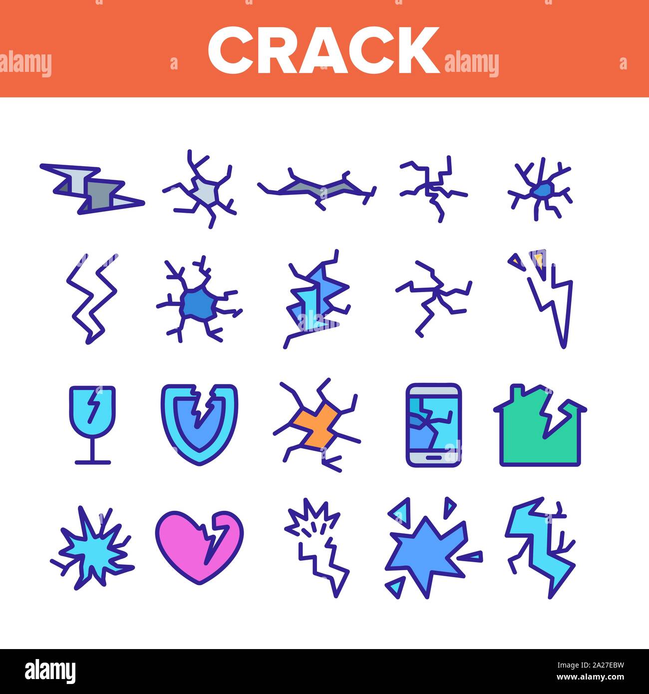 Crushed house Stock Vector Images - Alamy