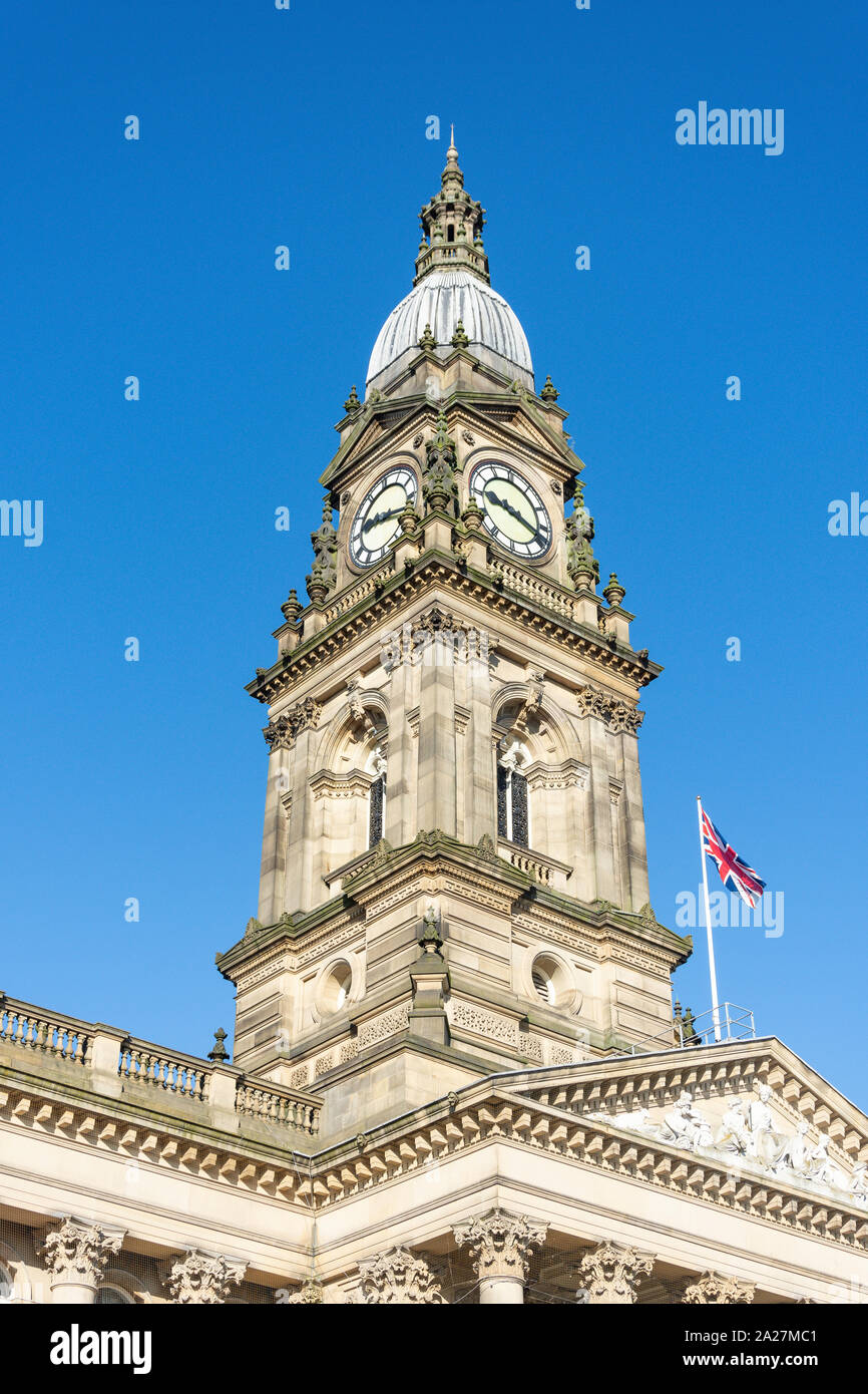 Bolton Town Hall, Victoria Square, Bolton, Greater Manchester, England, United Kingdom Stock Photo