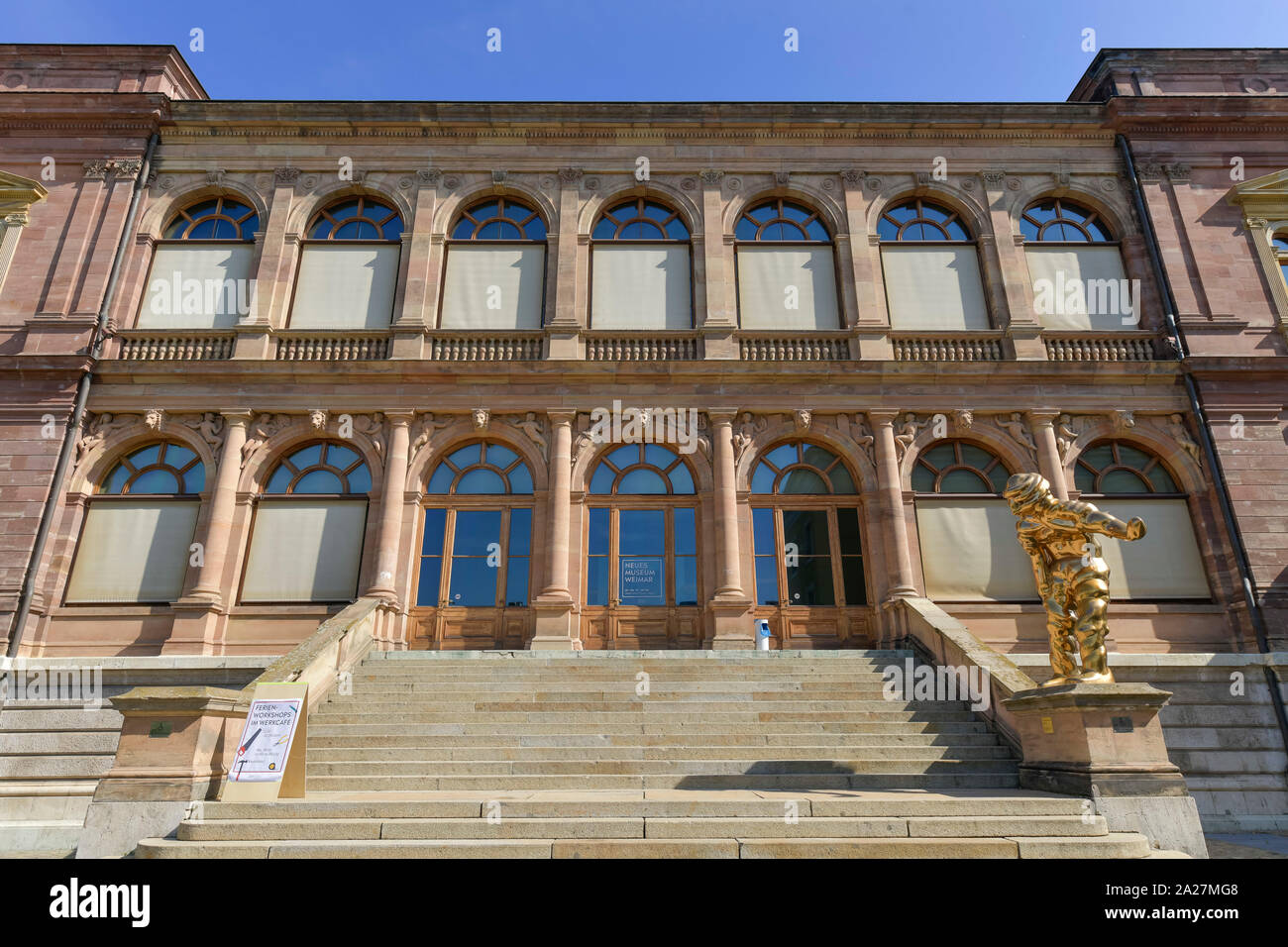 Neues Museum, Jorge-Semprun-Platz, Weimar, Thüringen, Deutschland Stock ...