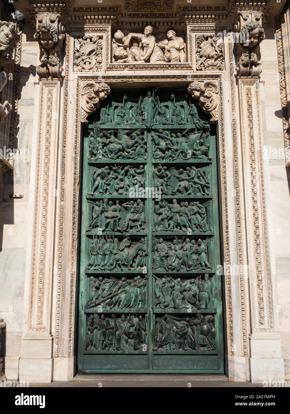 Milan cathedral door hires stock photography and images Alamy