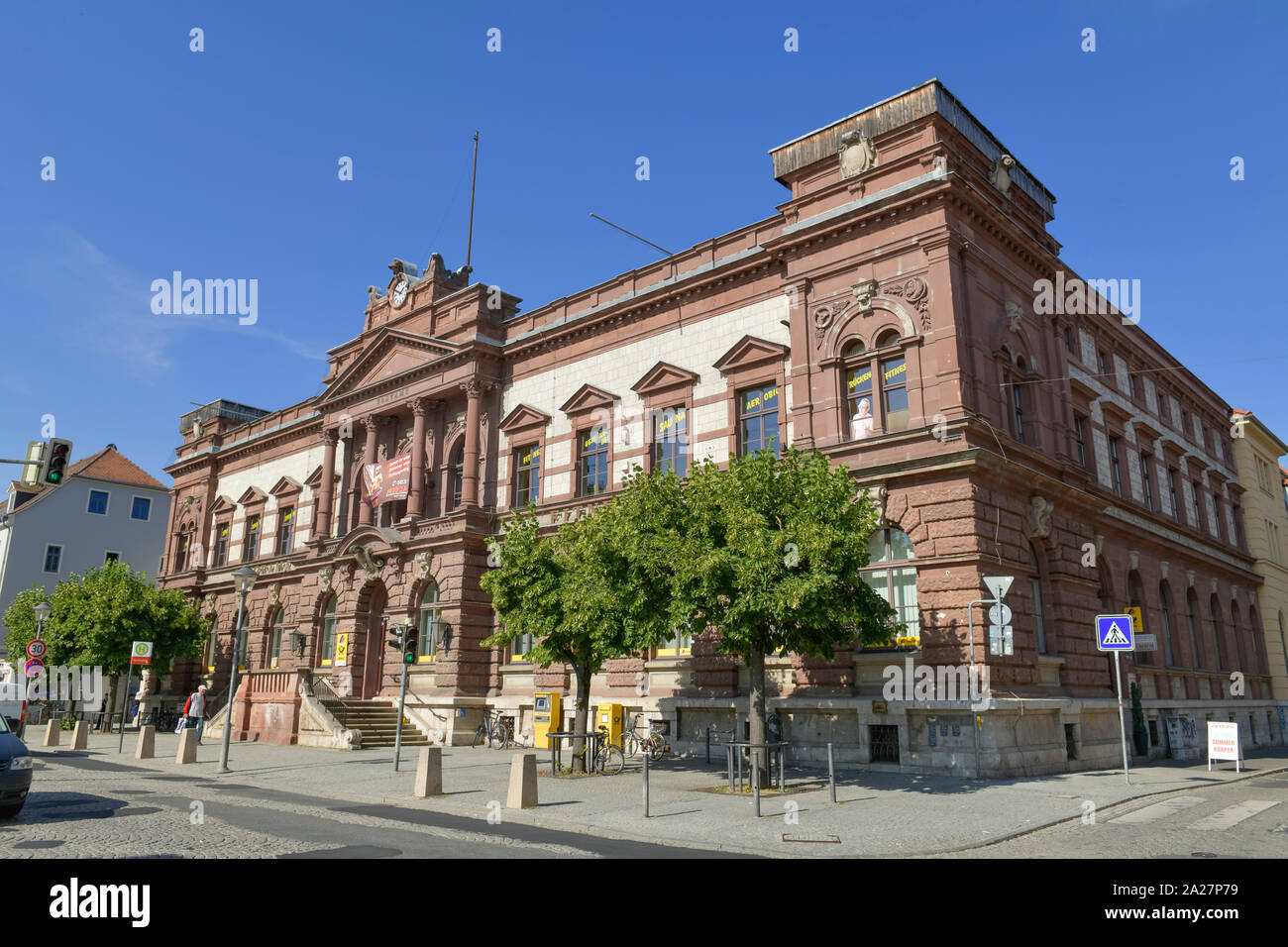 Postamt, Goetheplatz, Weimar, Thüringen, Deutschland Stock Photo Alamy