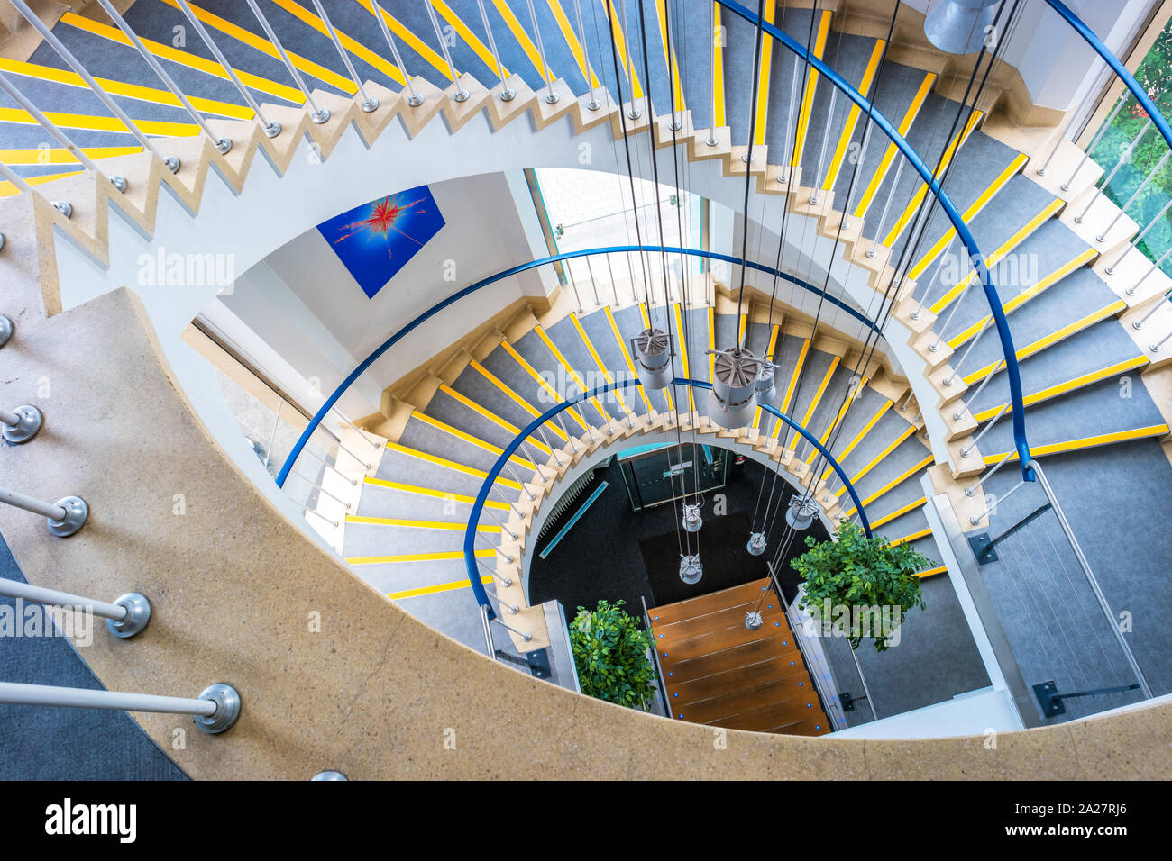 Staircase On The Queen S University Belfast Campus Northern Ireland United Kingdom Stock Photo Alamy