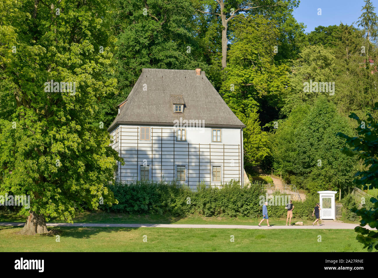 Goethes Gartenhaus, Park an der Ilm, Weimar, Thüringen, Deutschland Stock Photo
