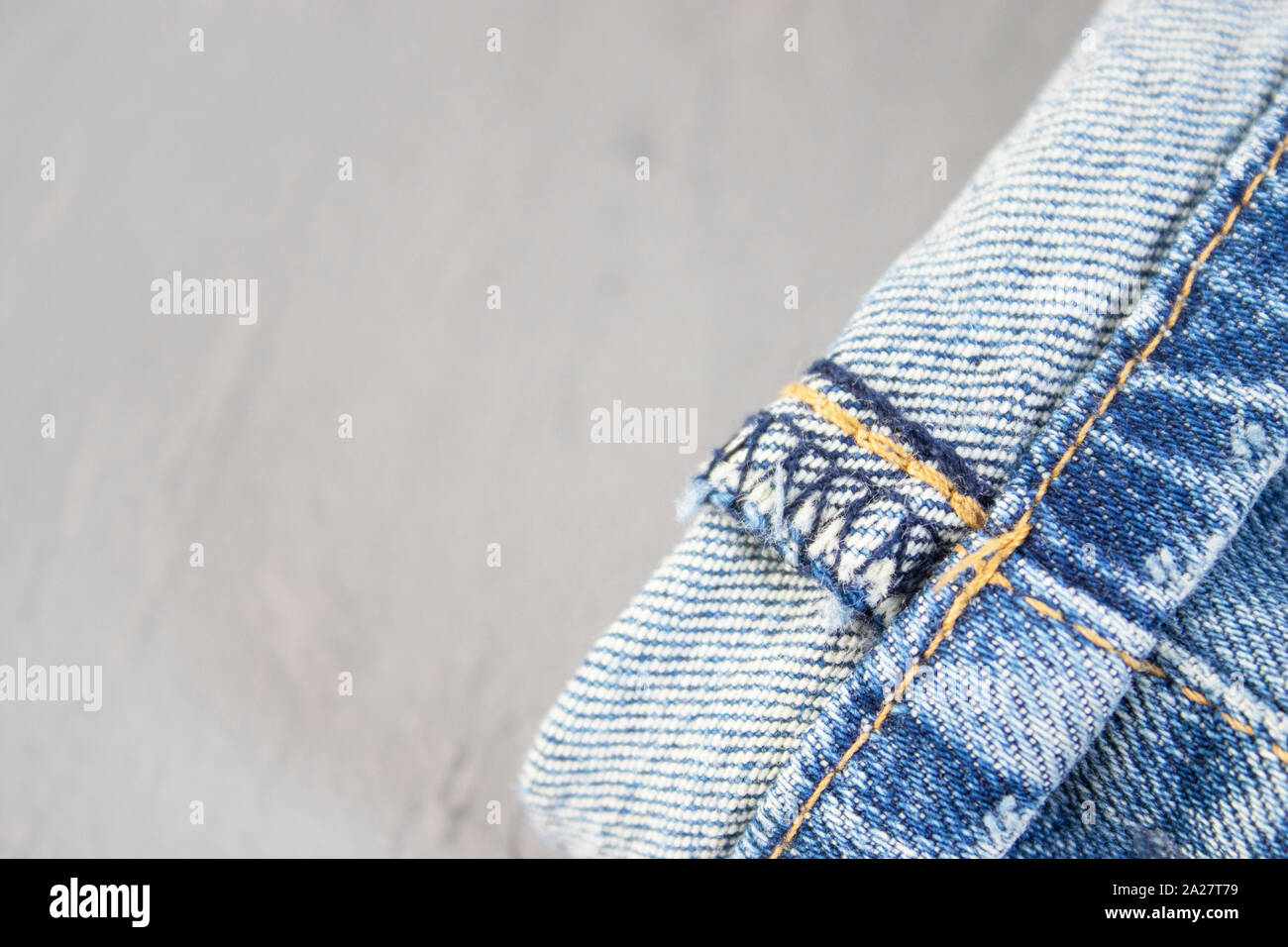 Jeans detail, denim texture background, fashion design Stock Photo - Alamy