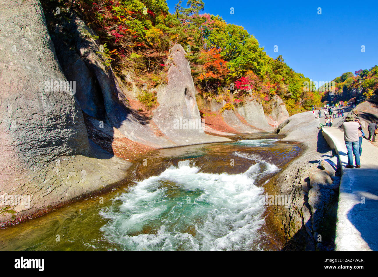 Fukiware falls in Gunma prefecture, Japan Stock Photo Alamy