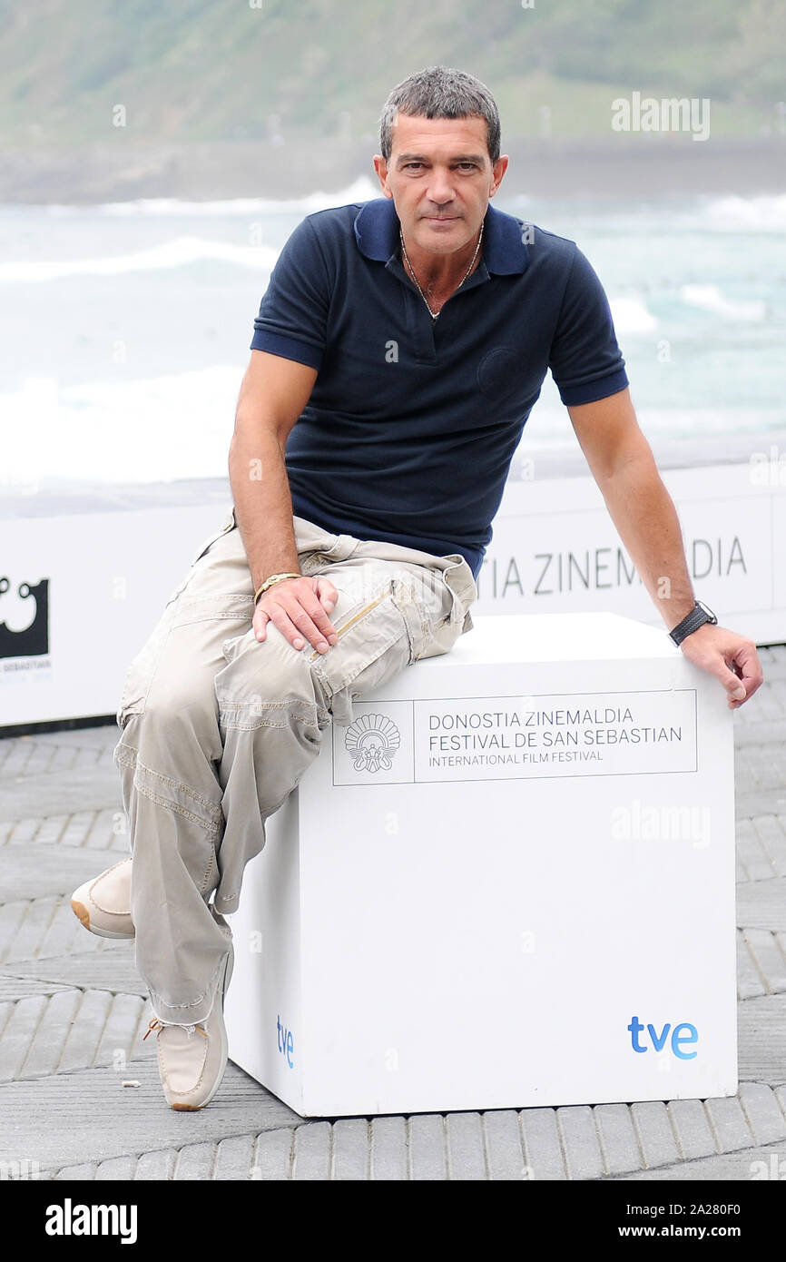 Antonio Banderas attends photocall for the film 'Puss in boots' (Credit Image: © Julen Pascual Gonzalez) Stock Photo