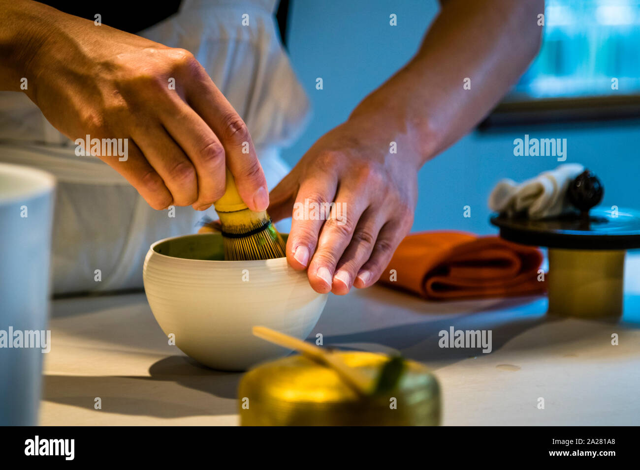 Matcha Tea Ceremony in Izu, Japan Stock Photo Alamy