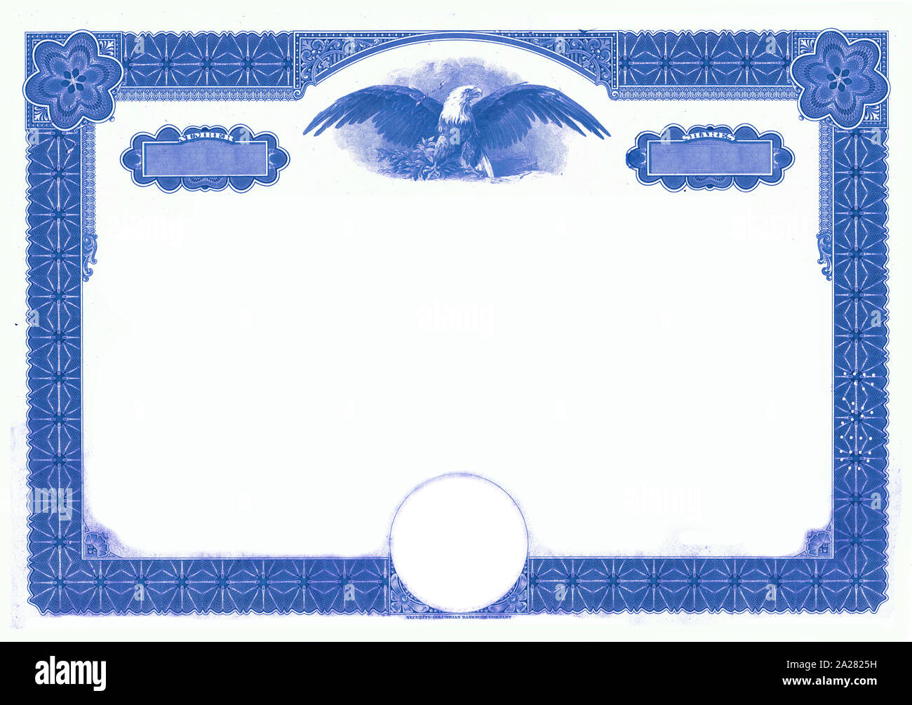 Blue Certificate Borders Templates