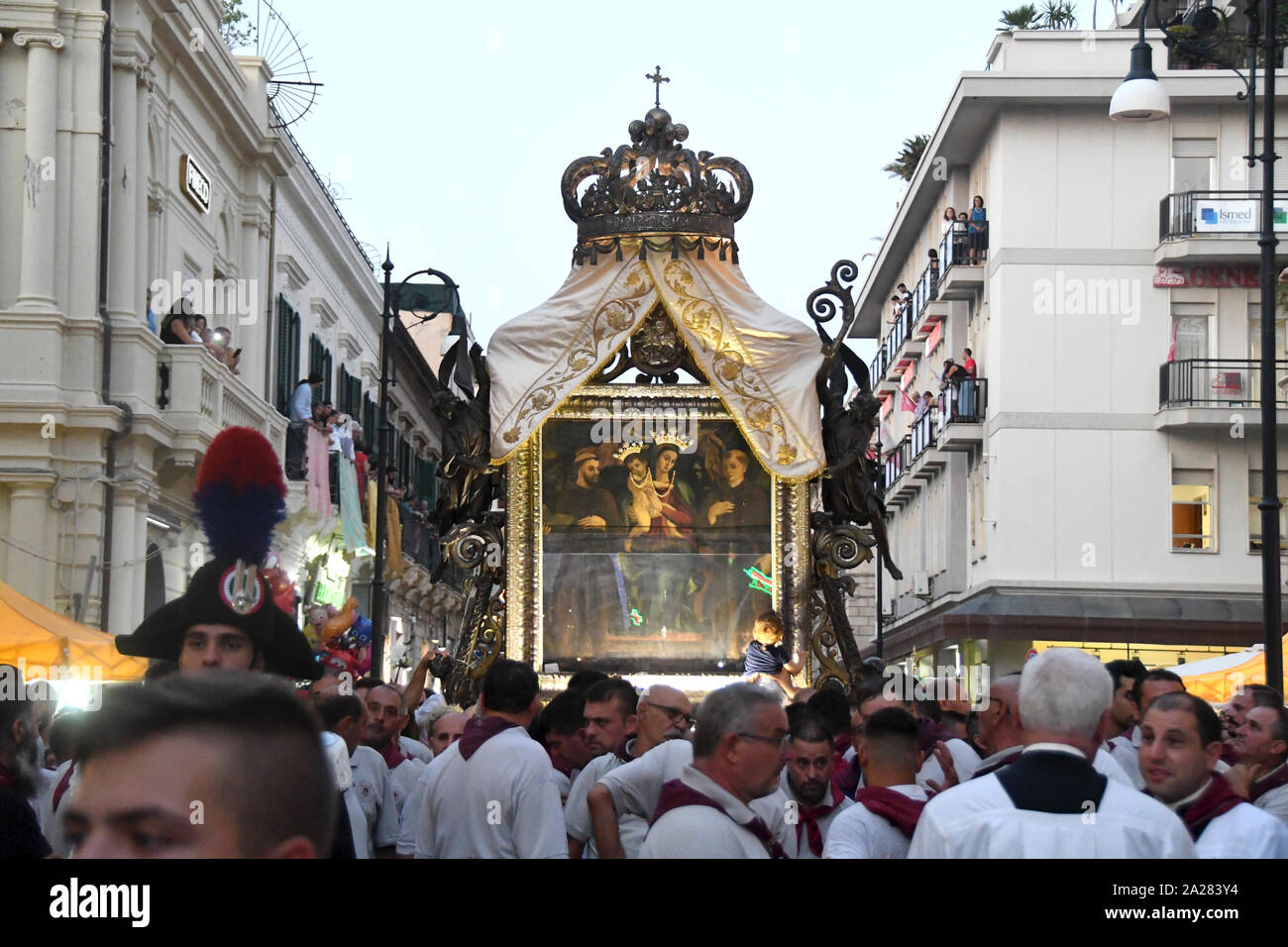 Reggio Calabria 17 sep 2019 Processione Madonna della Consolazione Credit Giuseppe Andidero Reggio Calabria 17 sep 2019 Processione Madonna della Consolazione Credit Giuseppe Andidero