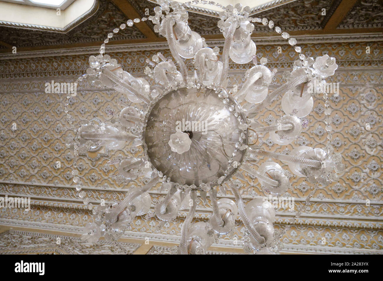 CHANDELIER OF THE DARBAR HALL OF THE Chowmahalla PALACE Hyderabad