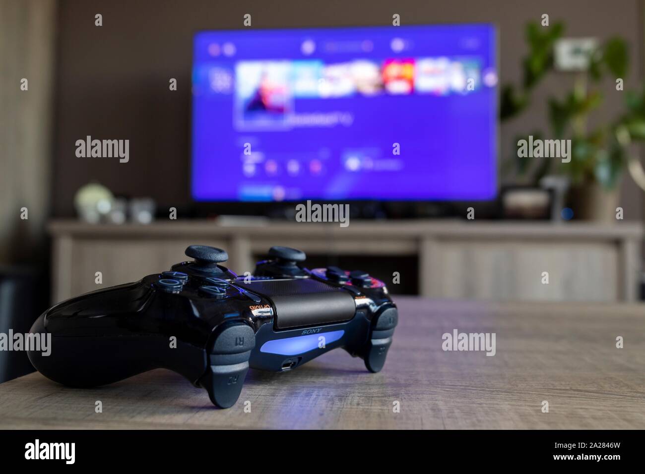 Sony playstation 4 video game console hi-res stock photography and images -  Alamy