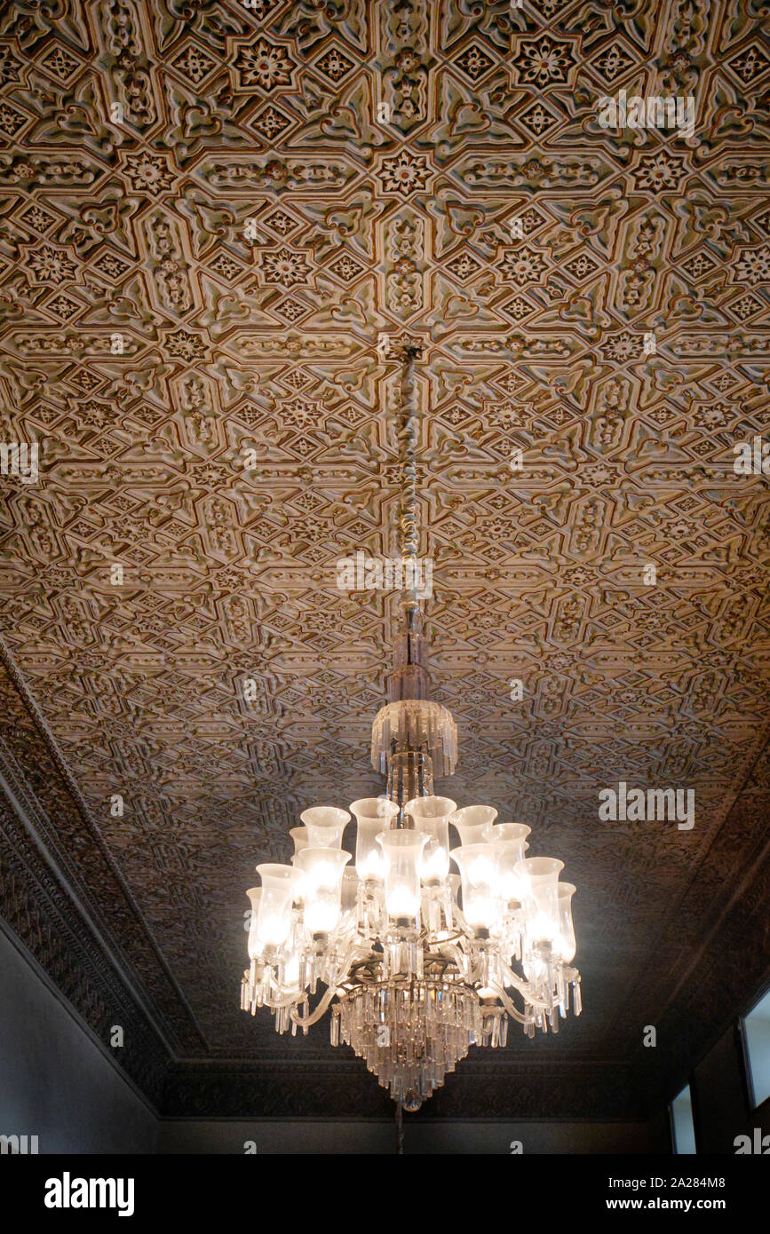 CHANDELIER OF THE DARBAR HALL OF THE Chowmahalla PALACE Hyderabad