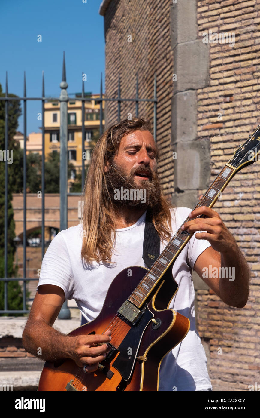 Singer Long Hair Beard Stock Photos Singer Long Hair Beard Stock