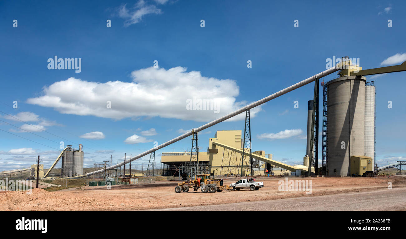Processing plant at the Wyodak coal mine in the coalrich Powder River Basin outside Gillette