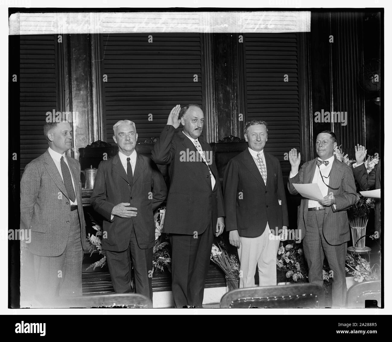Swearing in swearing in ceremony Cut Out Stock Images & Pictures - Alamy