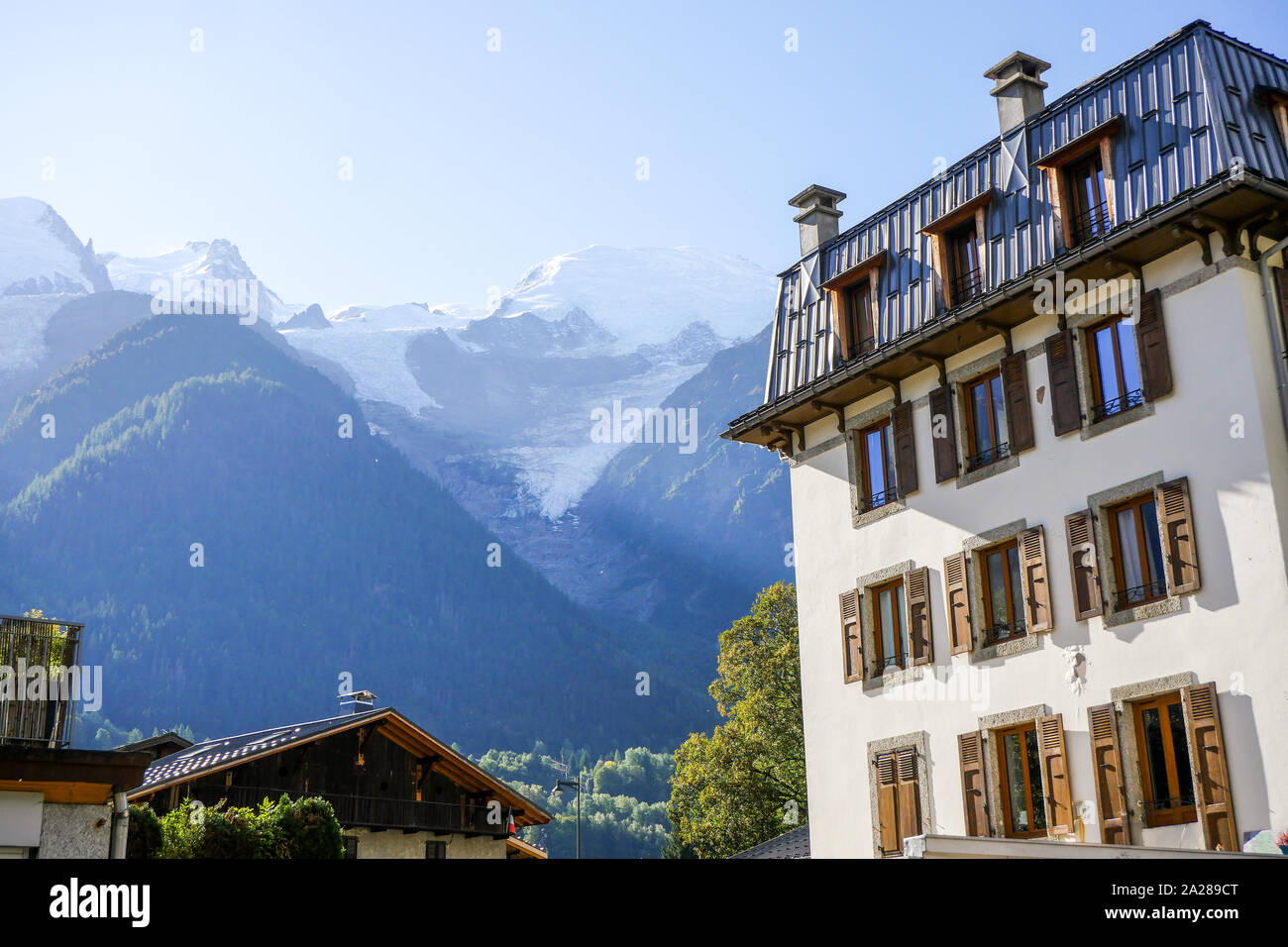 Les Besson's Les Bossons, Chamonix Mont-Blanc, Haute-Savoie, France Stock Photo - Alamy