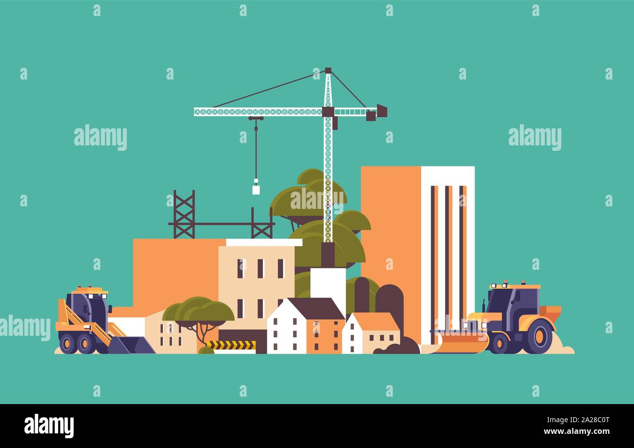 Cranes horizontal Stock Vector Images Alamy