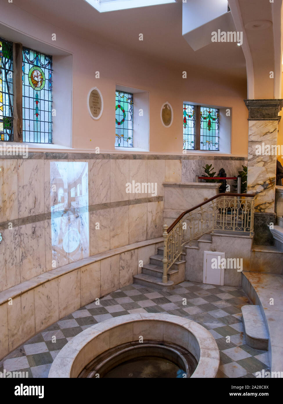 Pump Room Interior, Buxton, Derbyshire Stock Photo - Alamy