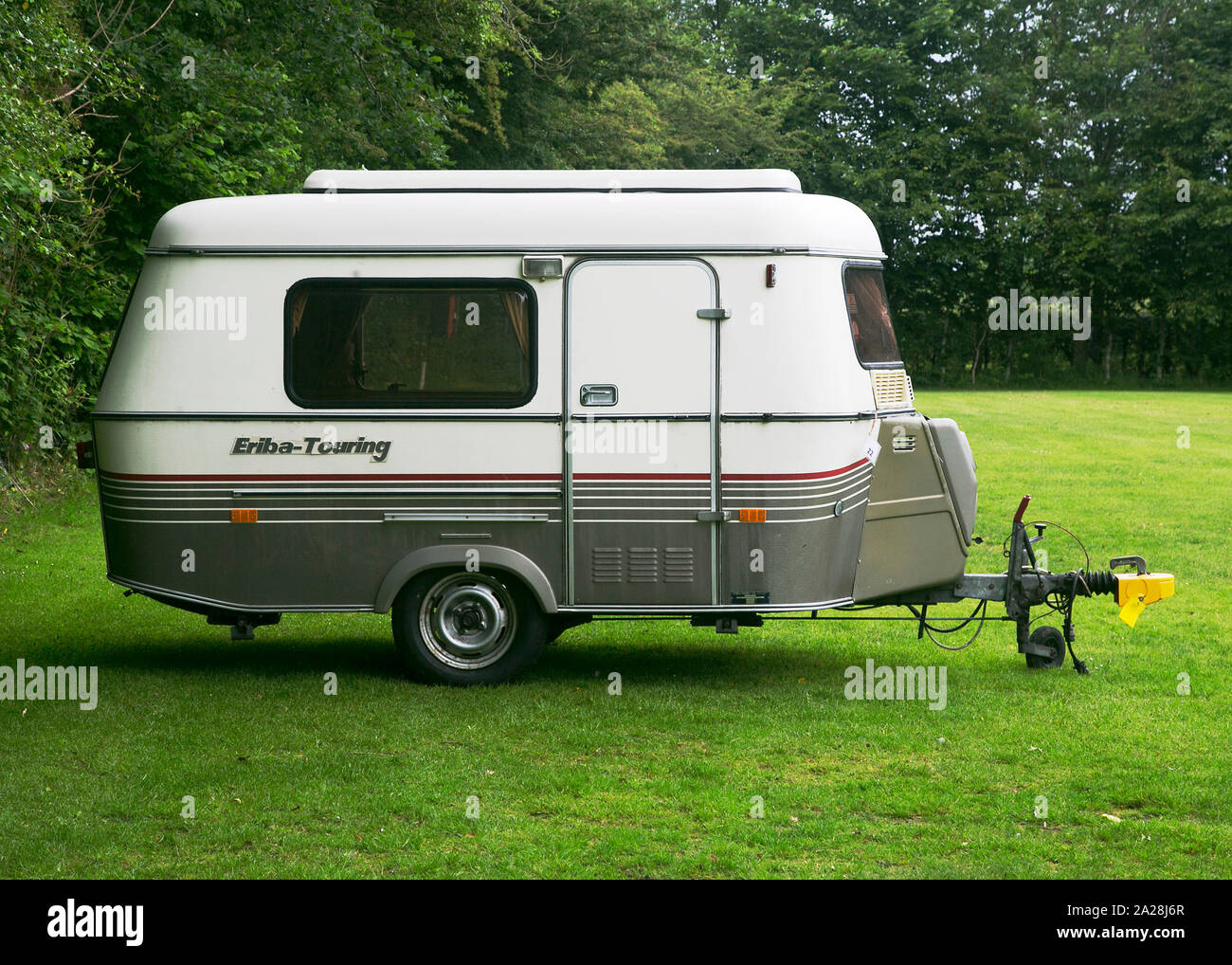 Caravan & Camping site, Dartmoor, Devon, England, UK Stock Photo Alamy