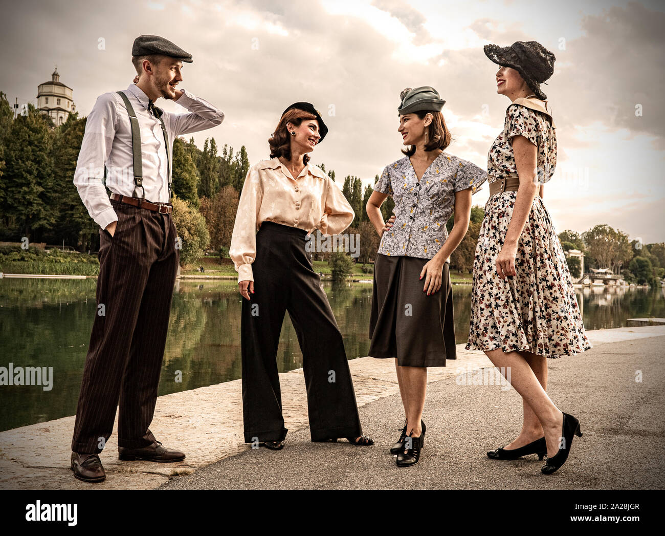 Vintage dresses hi-res stock photography and images - Alamy