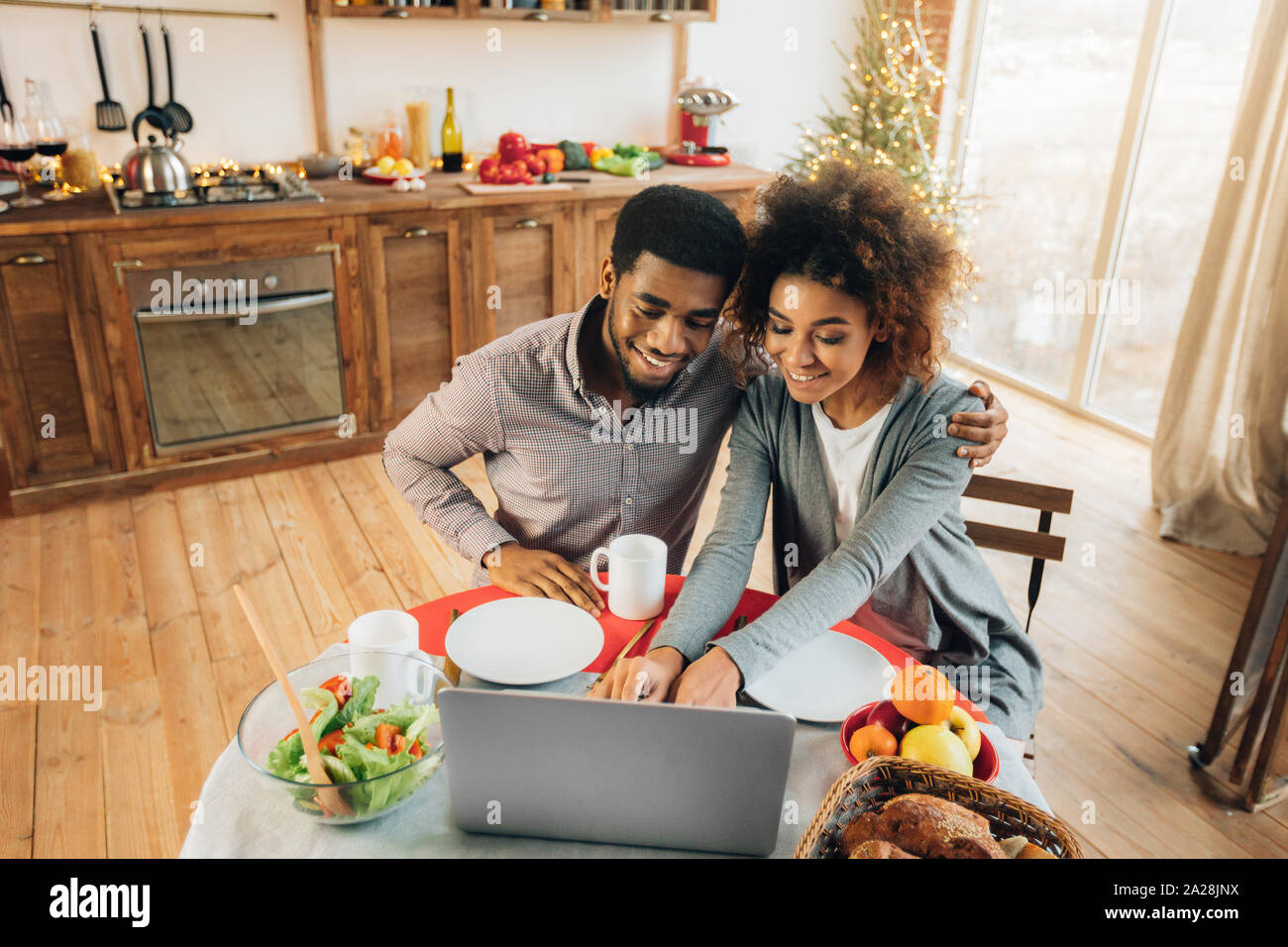 Couple cozy happy hi-res stock photography and images - Alamy