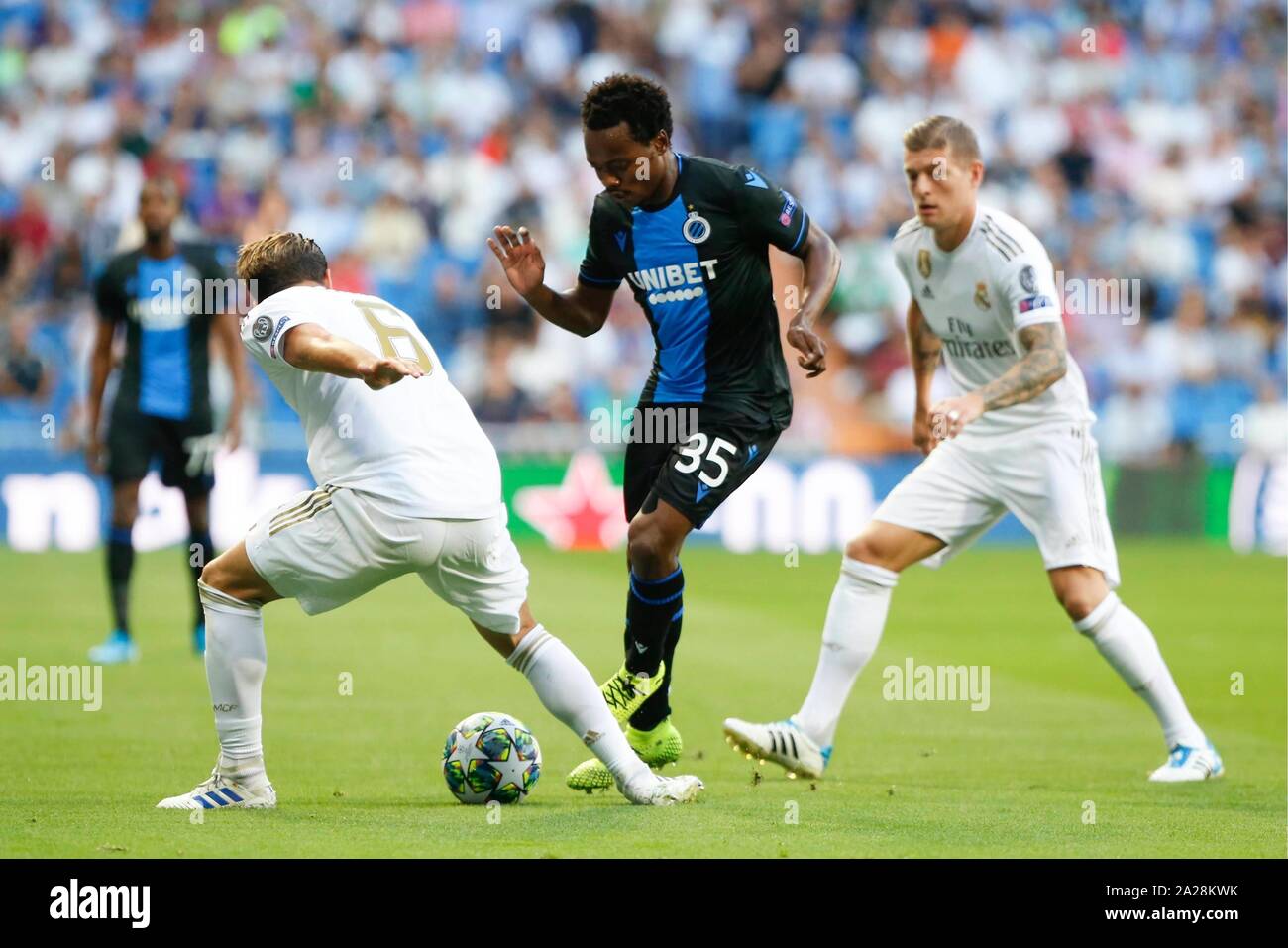 madrid-spain-01st-oct-2019-percy-tau-during-macth-real-madrid