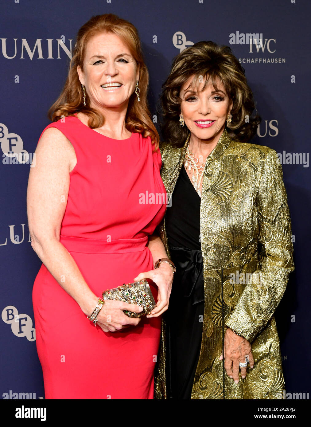 Sarah Ferguson the Duchess of York and Joan Collins attending the(02)