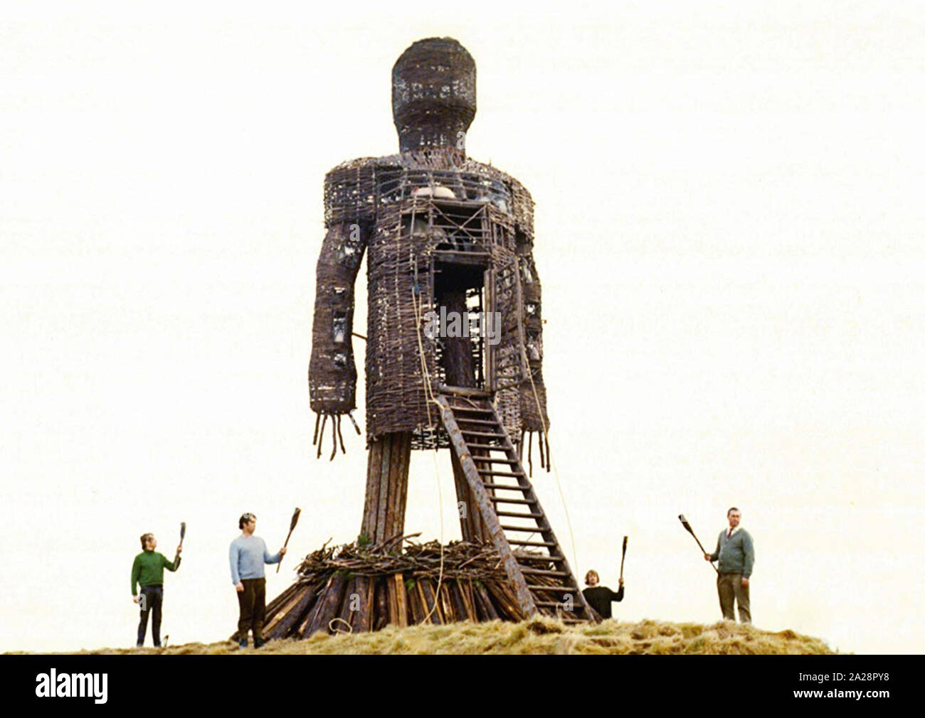 Nicolas Cage Wicker Man Burning