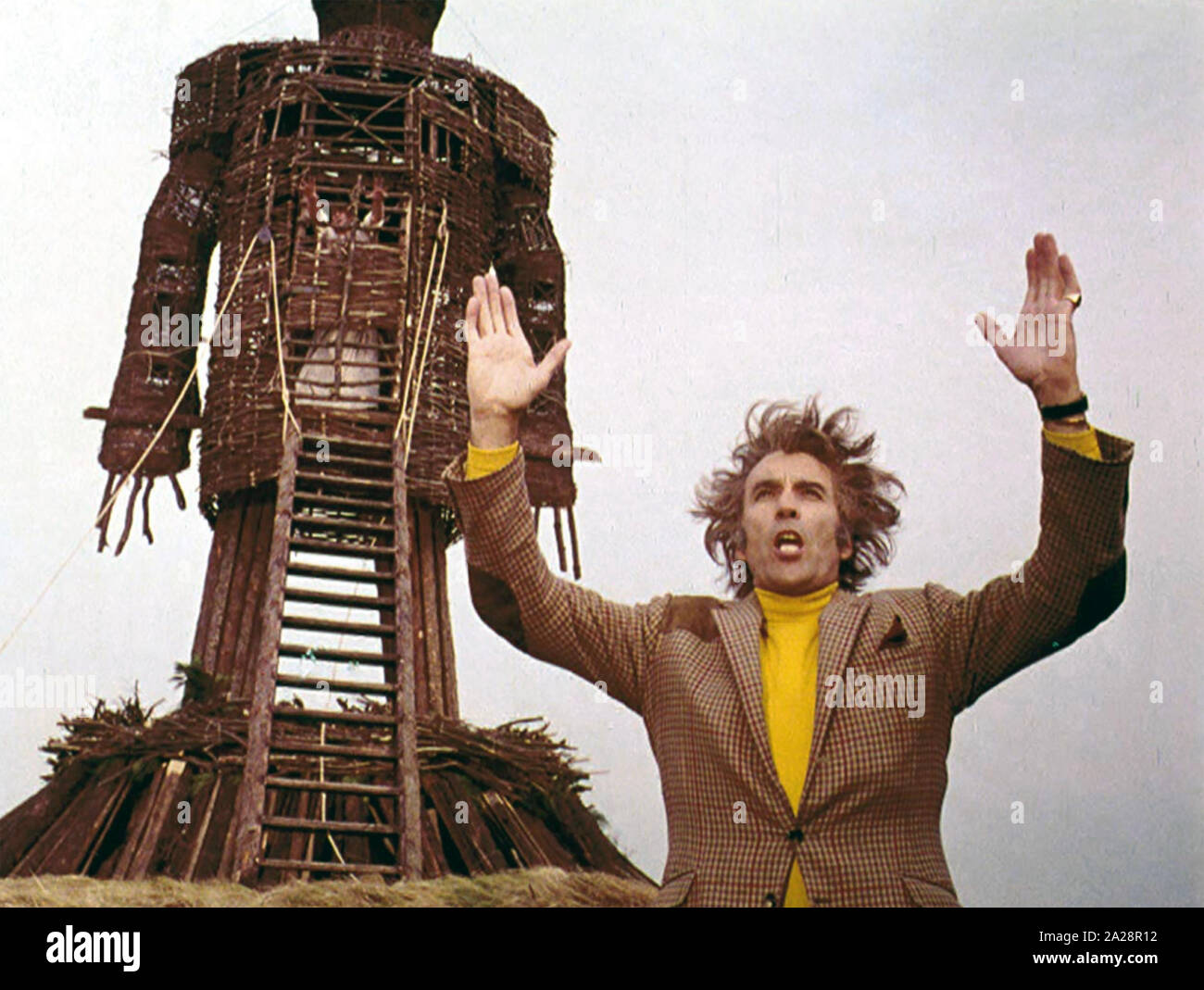 THE WICKER MAN 1973 British Lion film with Christopher Lee Stock Photo