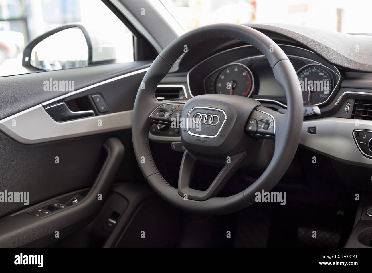 Russia Izhevsk September 11 2019 Audi Showroom