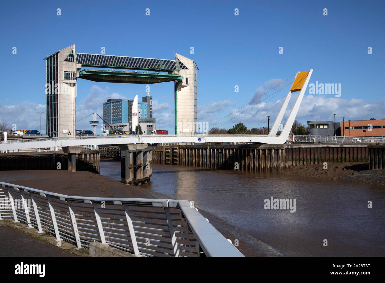 Flood Protection Scheme at Hull, East Yorkshire Stock Photo