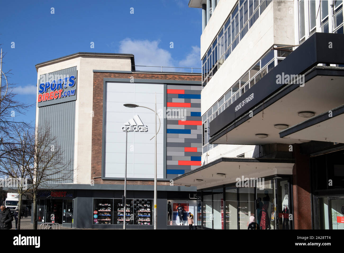 House of Fraser and Sports Direct Stores at Hull City Centre, East