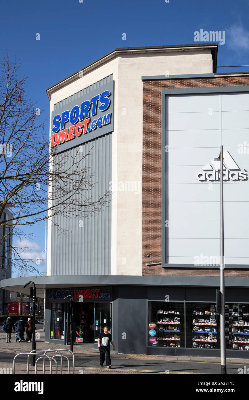 Sports Direct Store at Hull City Centre, East Yorkshire Stock Photo