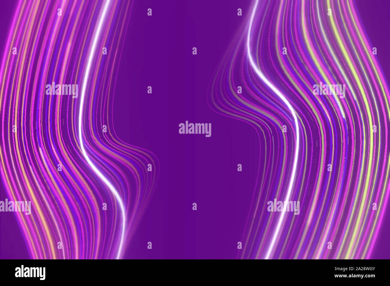 Abstract Neon creative lines on trendy purple background Stock Photo ...