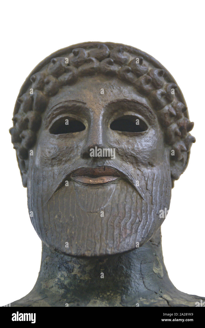 National Archaeological Museum, Athens, Greece. Bronze statue of