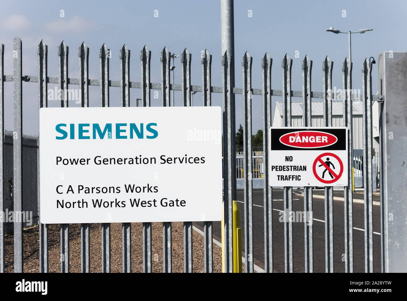 Siemens plant at Walker, Newcastle upon Tyne, UK Stock Photo
