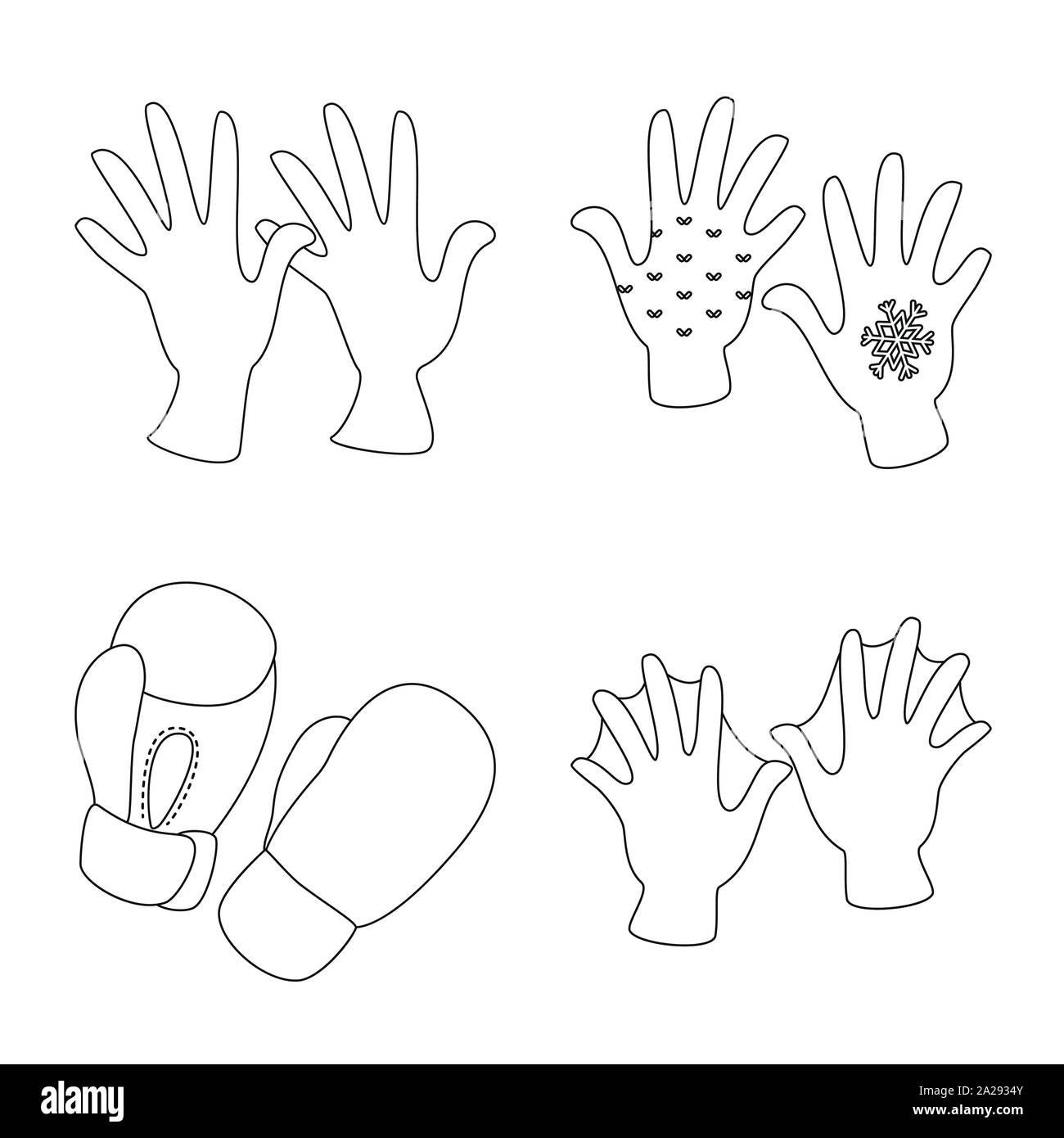 Vector illustration of accessory and style logo. Set of accessory and distinctive stock vector illustration. Stock Vector