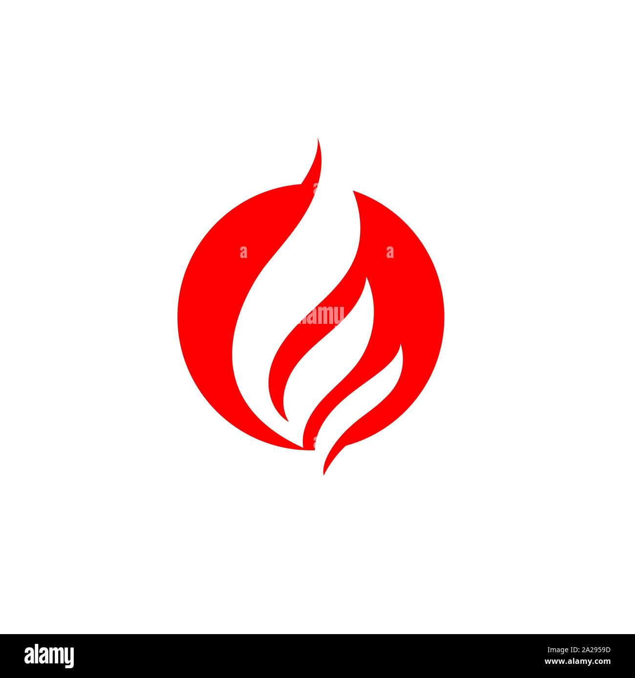 Fire flame vector illustration design template Stock Vector Image & Art ...