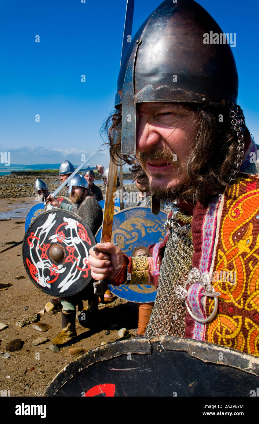 Viking Warriors Stock Photo