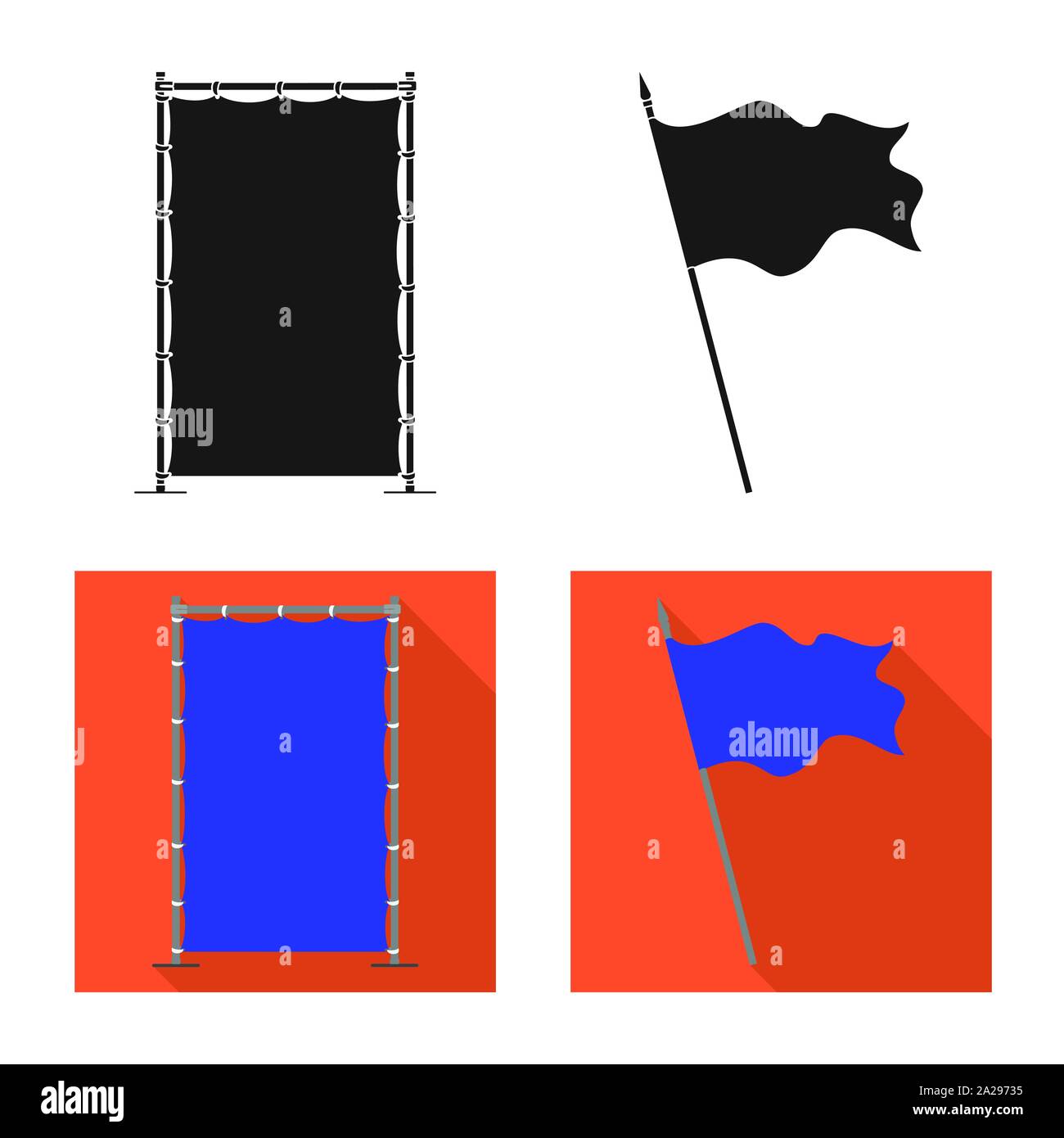 Vector design of texture and presentation sign. Set of texture and ...
